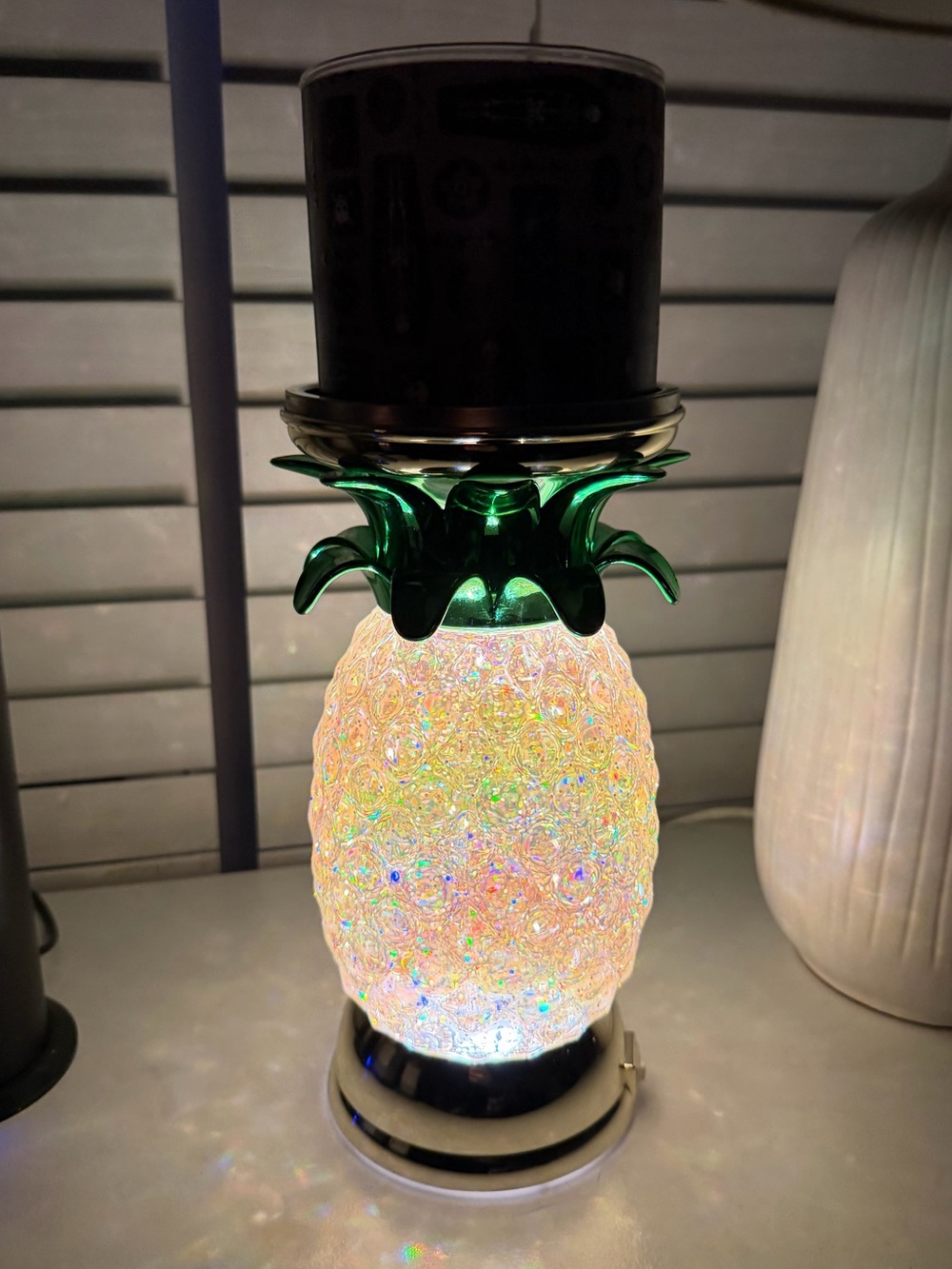 Bath & Body Works Pineapple 3 Wick Candle Holder